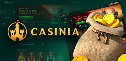 Вывод денег в казино Casinia